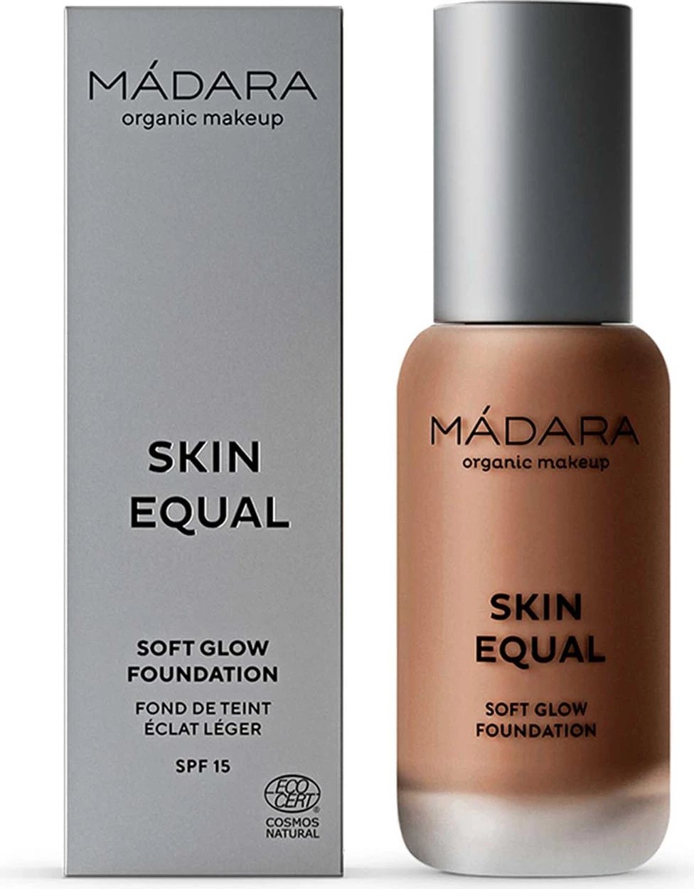 Fondatinë MÁDARA Skin Equal Base Soft Glow SPF15 90 Chestnut 30ml