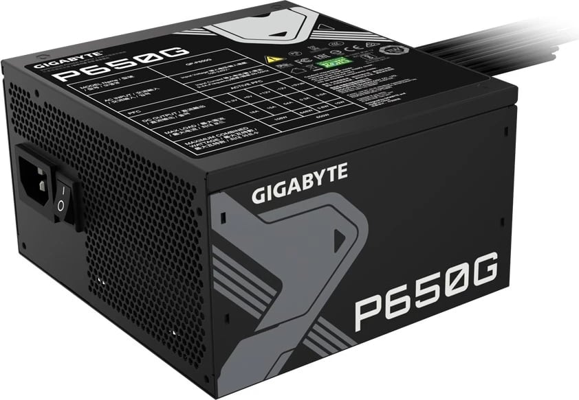 Burimi i Energjisë Gigabyte GP-P650G, 650 W, 20+4 pin ATX, i Zi