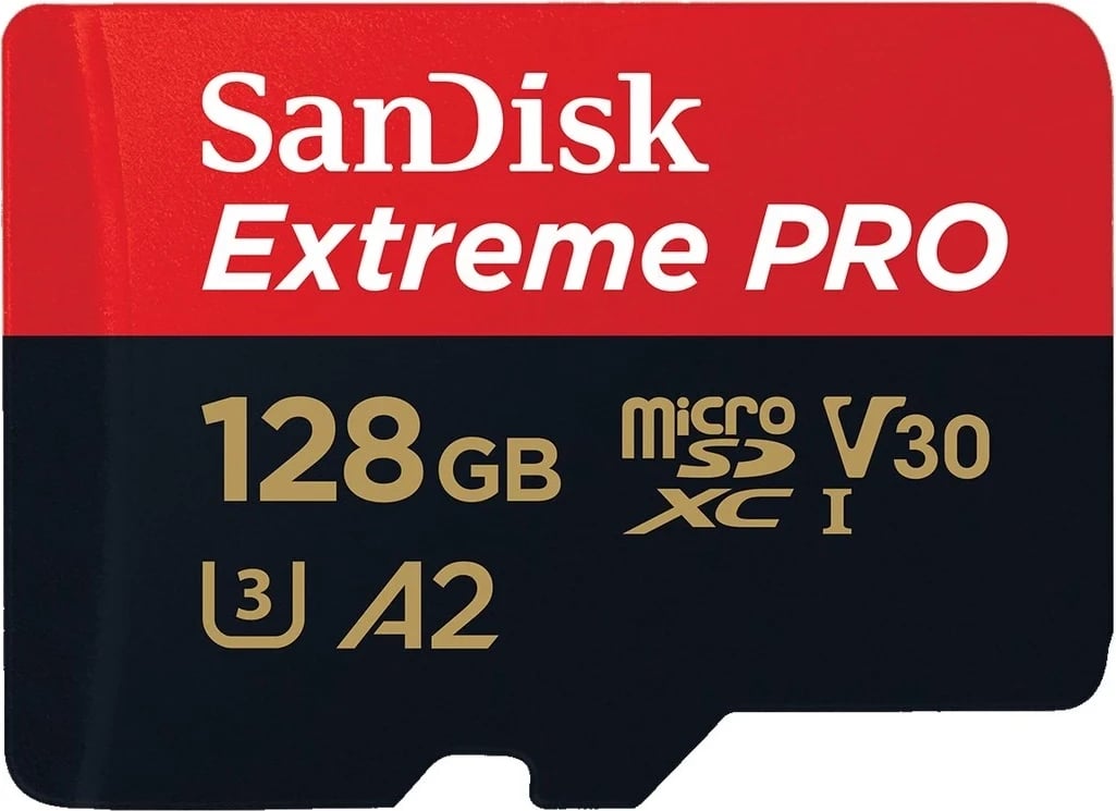 Kartë e memories SanDisk, microSDXC Extreme Pro, 128GB