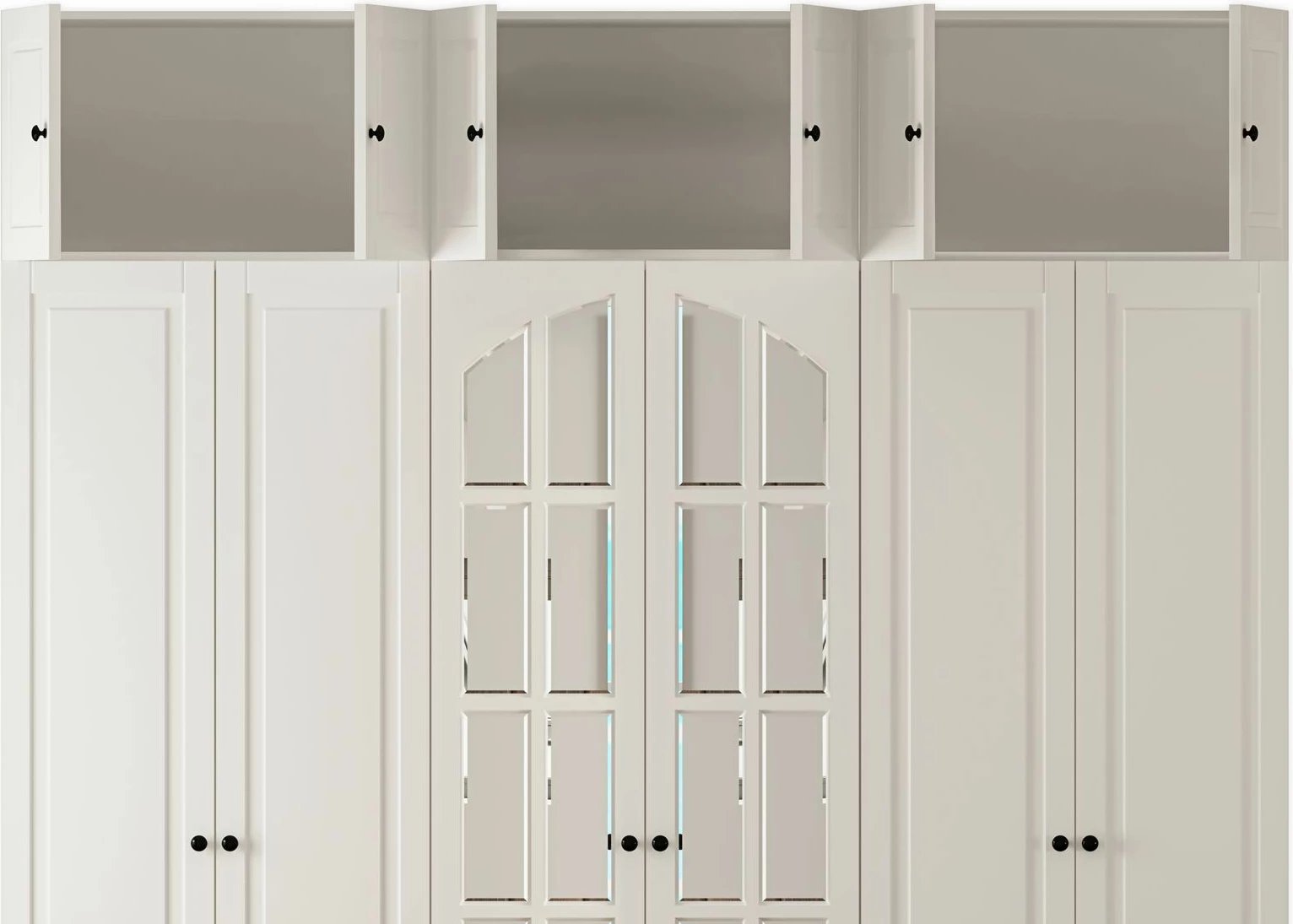 Dollap Skye Decor, ngjyrë e bardhë mat, RB-185-15