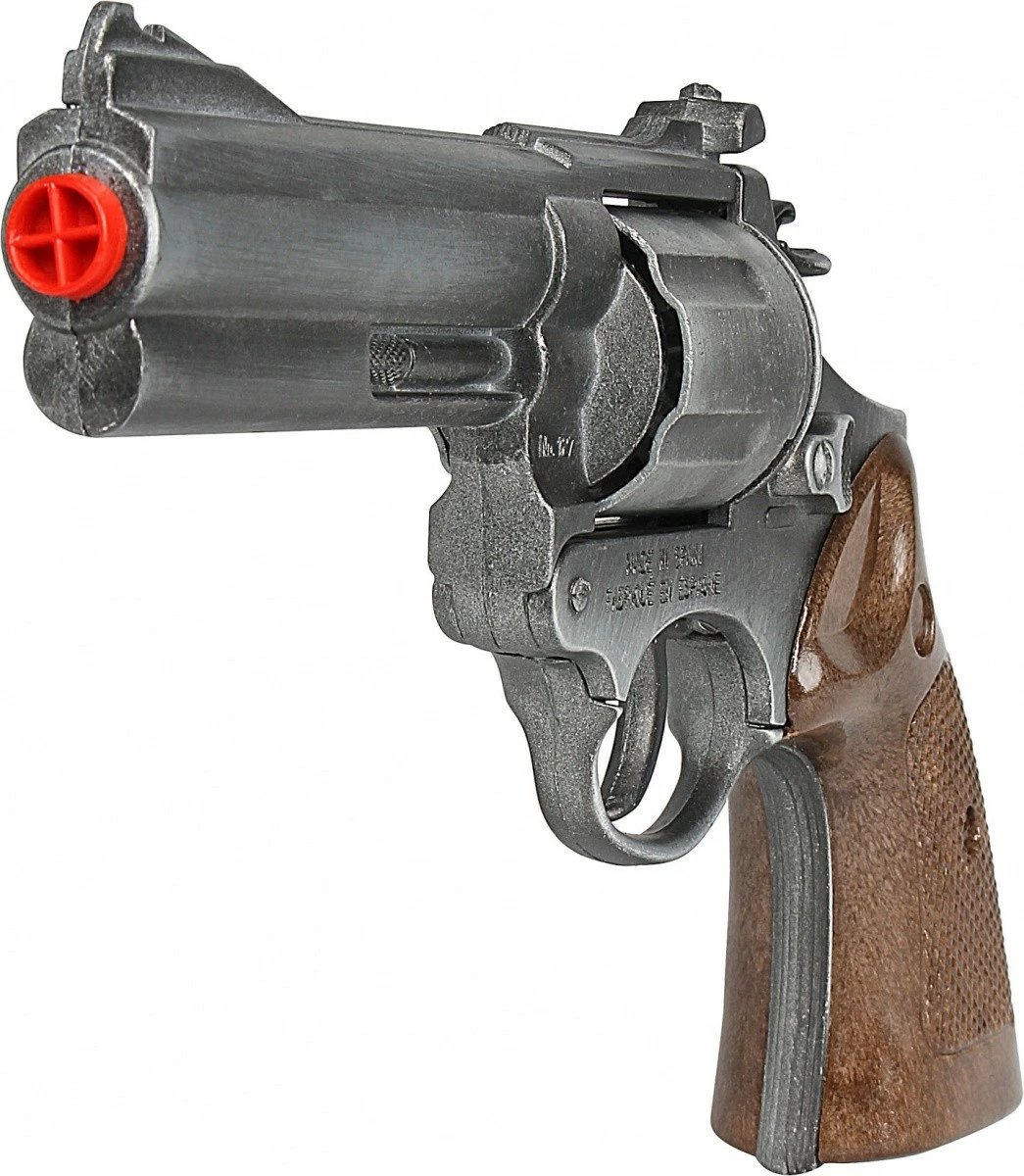 Revolver lodër metalik Pulio Gonher, 12 kapsula, Gri