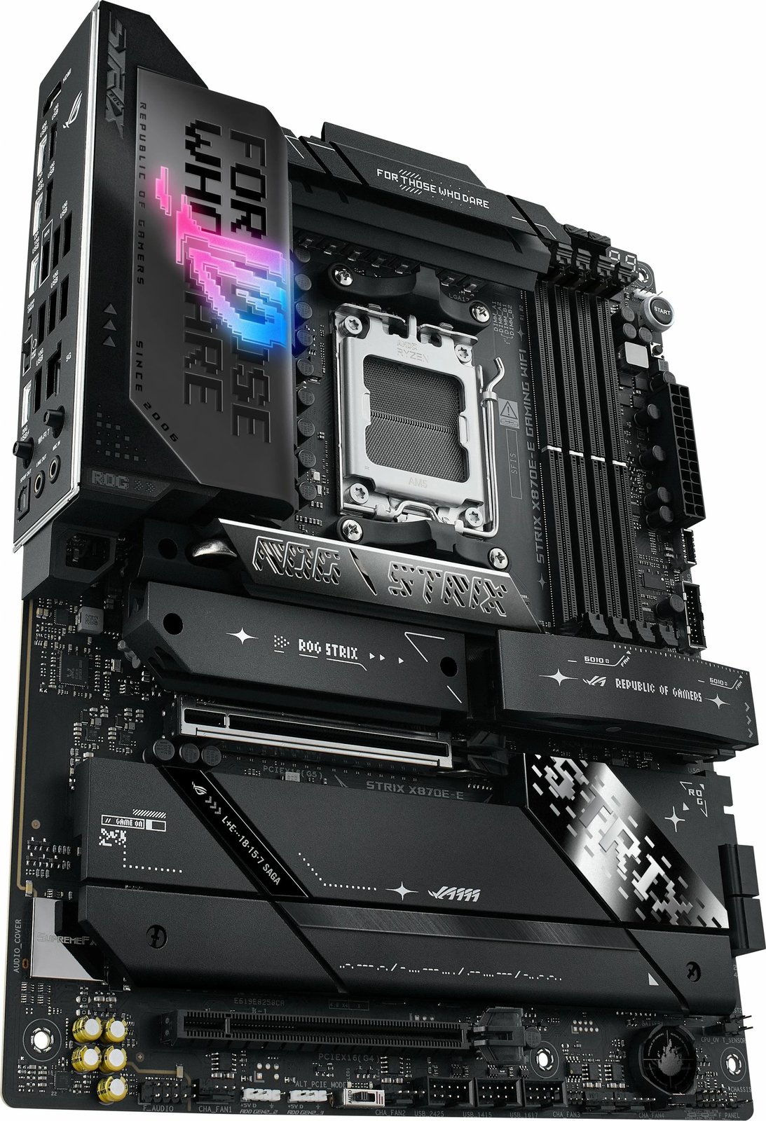 Pllakë amë ASUS ROG STRIX X870E-E GAMING WIFI, AMD, Socket AM5, DDR5, 192 GB Pllakë amë ASUS ROG STRIX X870E-E GAMING WIFI, AMD, Socket AM5, DDR5, 192 GB