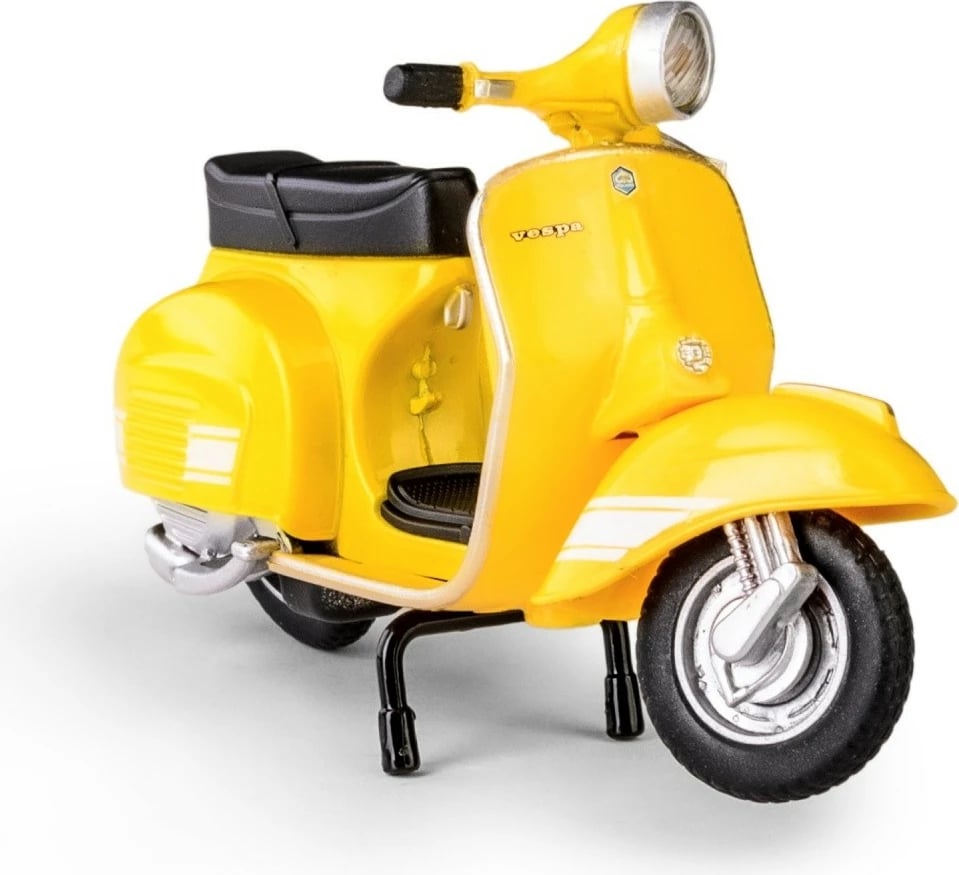 Model motoçikletë Daffi Vespa 200 Rally 1:18, e verdhë