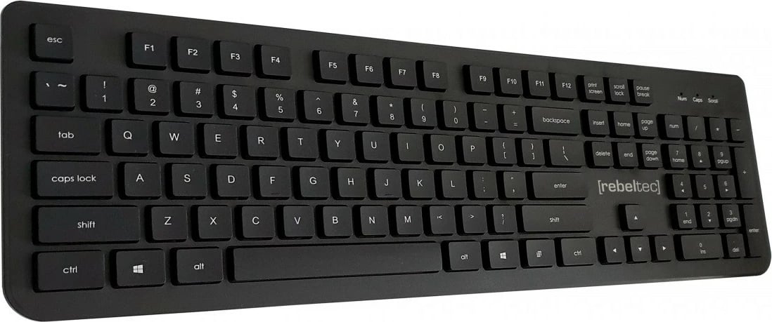 Kasë tastierë Rebeltec Spiro, USB, e zezë