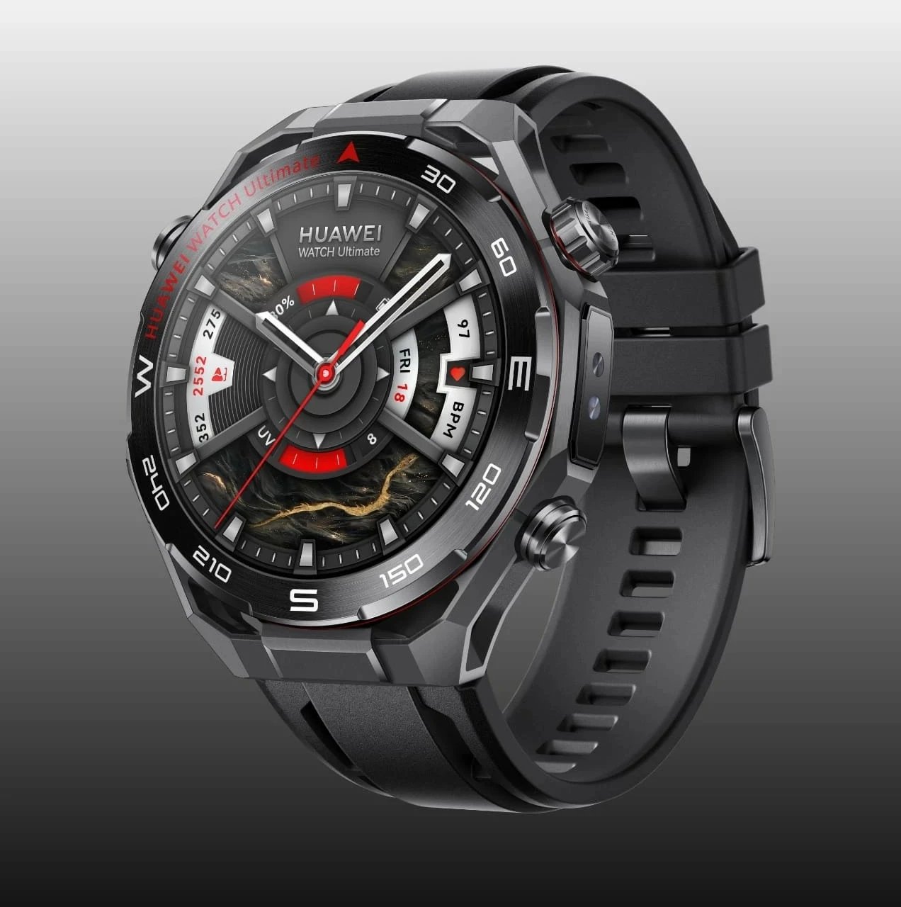 Smartwatch HUAWEI WATCH Ultimate 2 March-B19, rrip fluoroelastomer i zi
