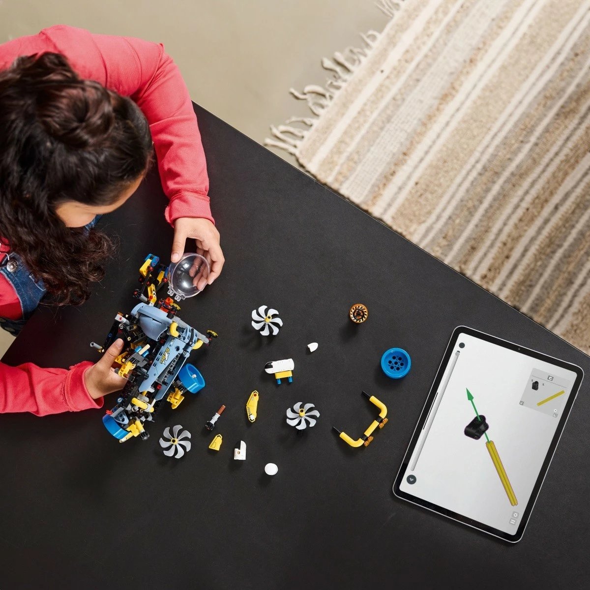 Set ndërtimi LEGO Technic 42201 Nëndetëse kërkimore, 413 pjesë, për fëmijë 9+