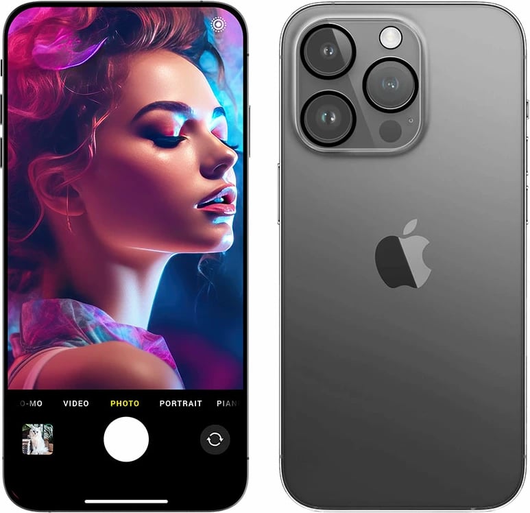Mbështjellës xhami për kamerë 3mk Lens Pro Full Cover për iPhone 14 Pro/14 Pro Max
