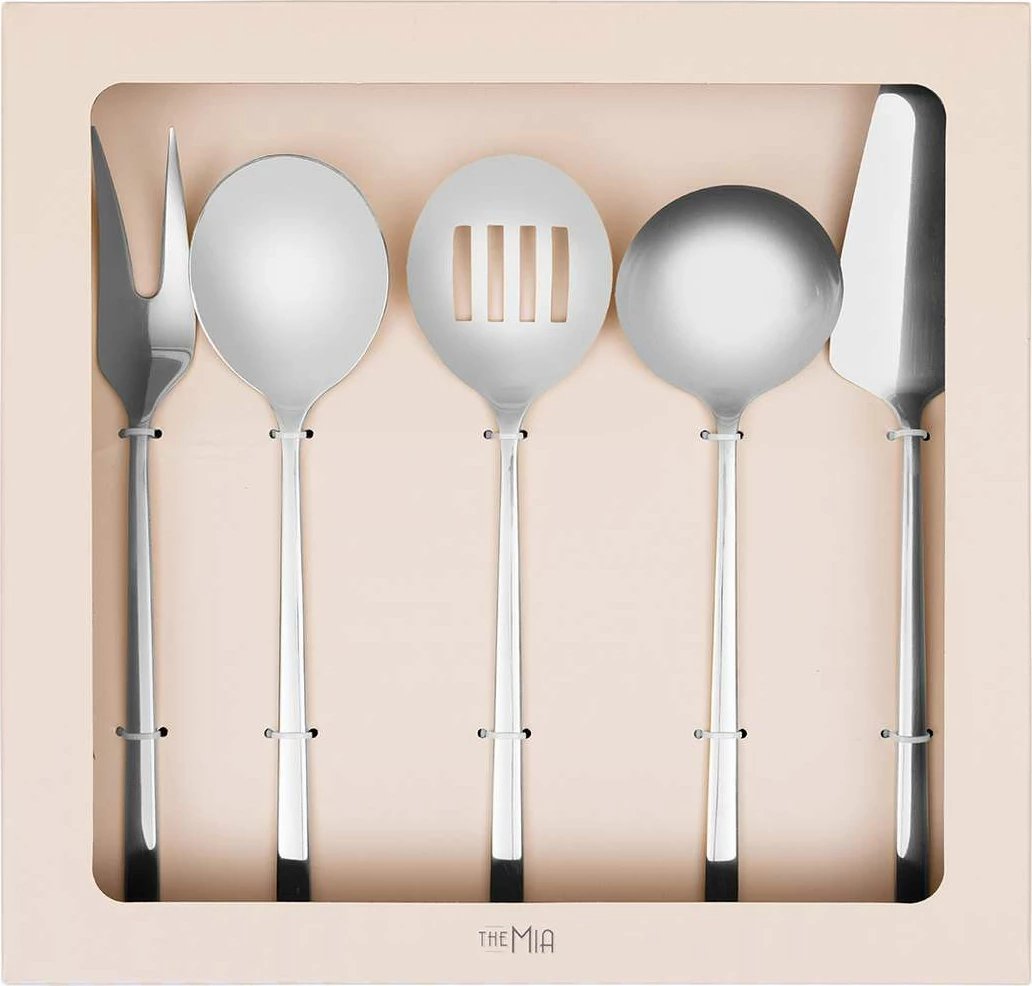 Set shërbimi prej inoksi, 5 copë, Hermia, CKB0253