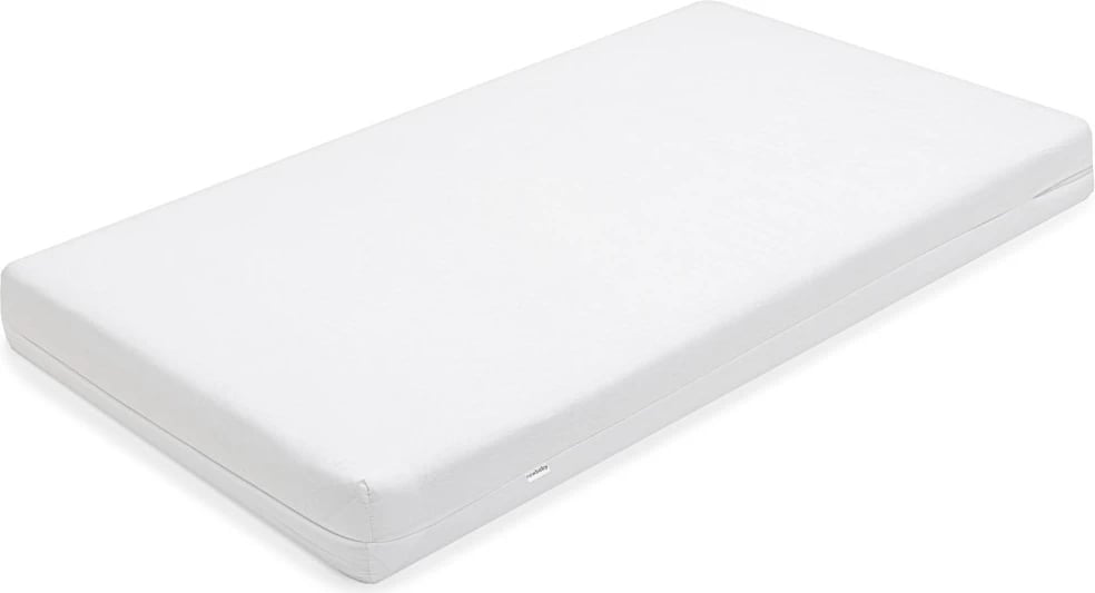 Dyshek bebe, New Baby, Standard, 120x60x11 cm, kokosi–shkumë–kokosi, i bardhë