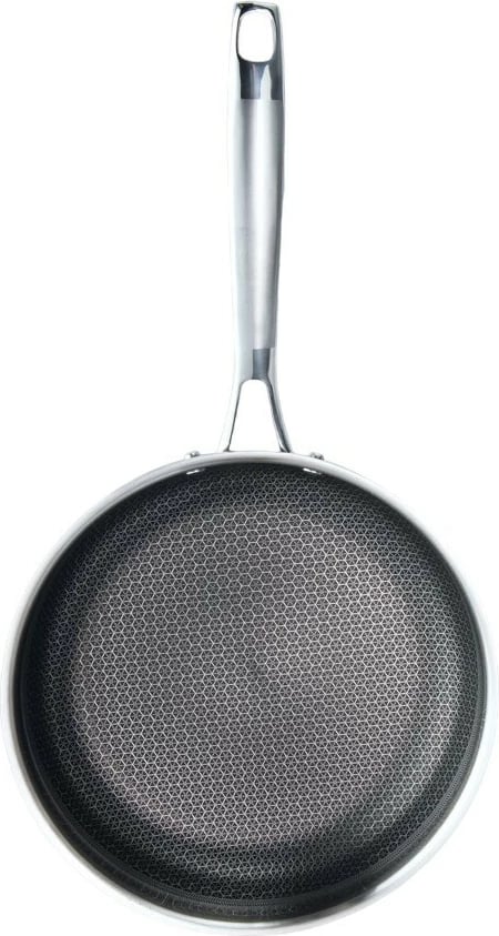 Tigan profesional Feel-Maestro MR-1224-26, 26 cm, çelik inox, jo-ngjitës, argjendtë