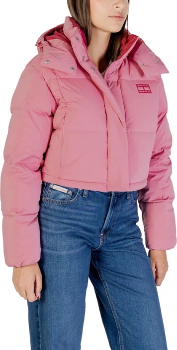 jakne Tommy Hilfiger Jeans femra rozë