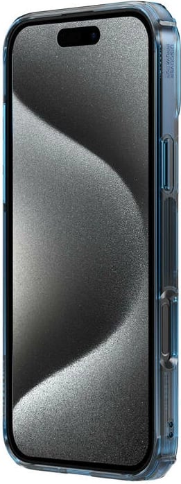 Mbështjellës Nillkin Nature TPU Pro Magnetic për iPhone 16 Pro, blu