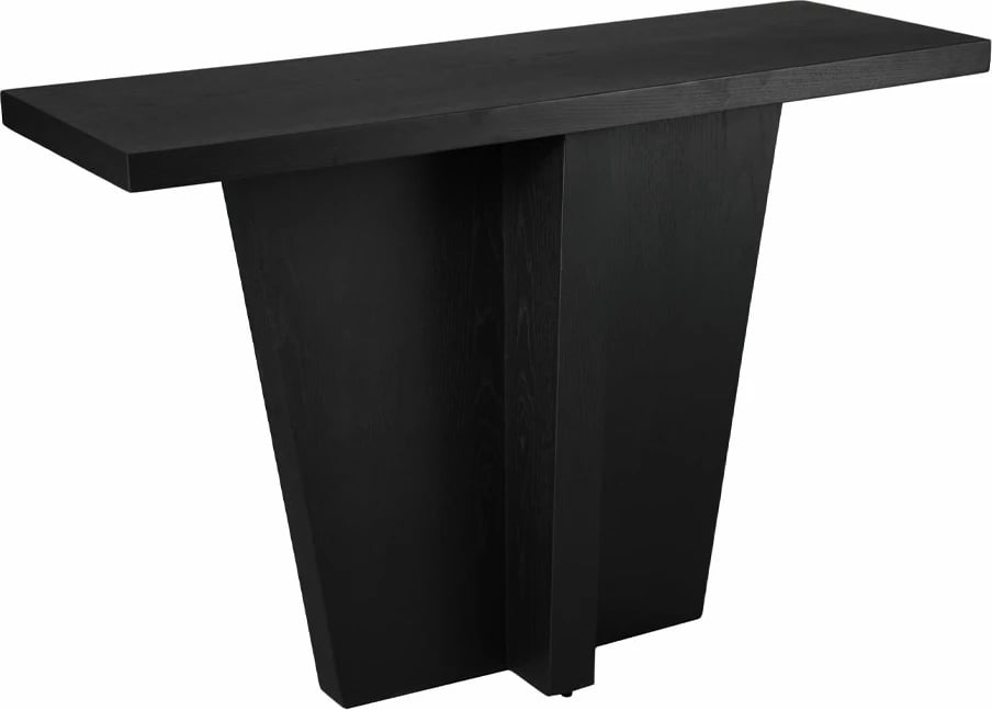 Konsol Tube, ngjyrë e zezë, 120x40.5x81cm