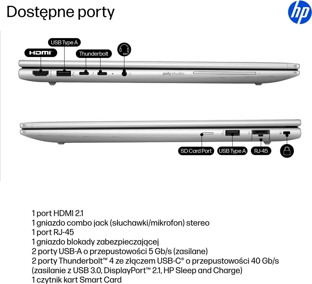 Laptop HP EliteBook 6 G1i Ultra 5 225U, 16" WUXGA, 24GB RAM, 512GB SSD, Windows 11 Pro, argjendtë