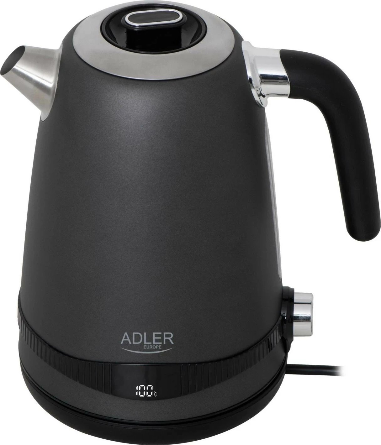 Çajnik elektrik Adler AD 1295, 1.7L, 2200W, gri