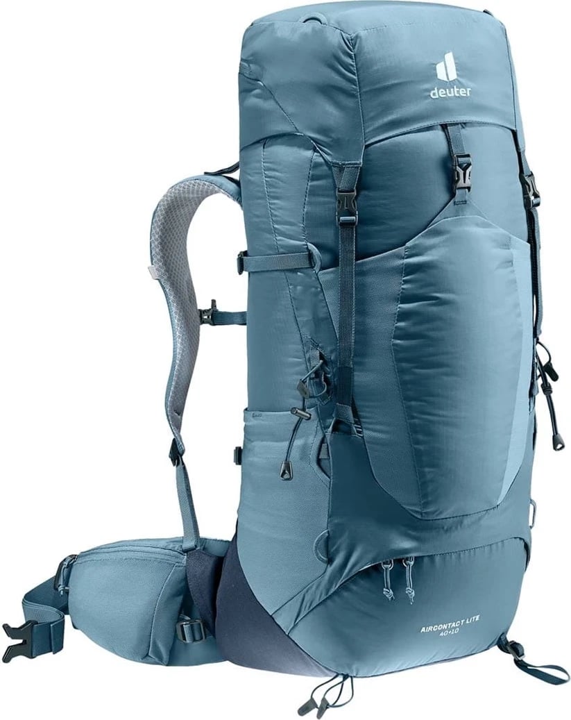 Çanta për trekking Deuter Aircontact Lite 40 + 10, e gjelbër