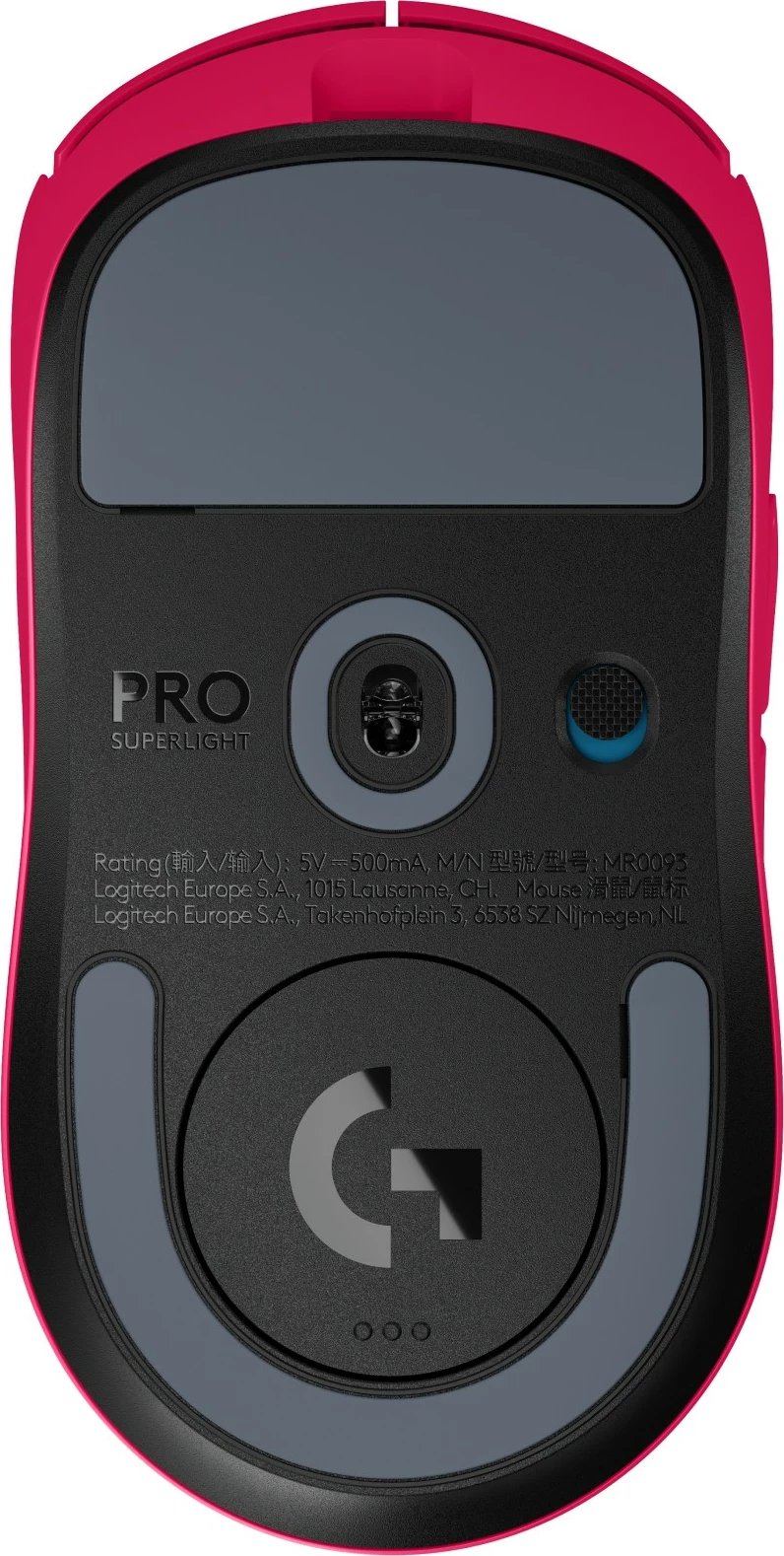 Maus Logitech G PRO X SUPERLIGHT 2, wireless, 5 butona, rozë