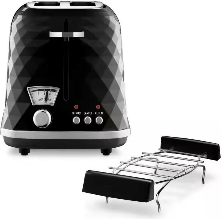 Toaster DeLonghi Brillante CTJ 2103.BK, 2 feta, i zi