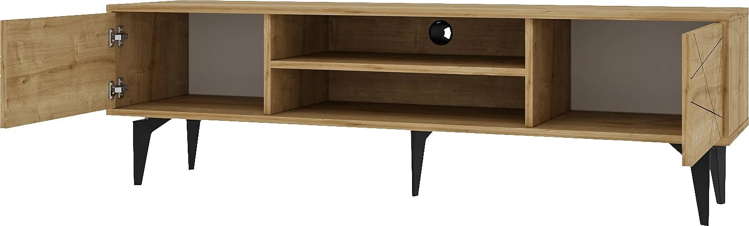 Komodë TV, Skye Decor, Brendon, ngjyrë lisi safir