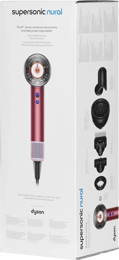 Tharëse flokësh Dyson Supersonic, HD16, 1600 W, Ngjyrë kafe luleshtrydhe Tharëse flokësh Dyson Supersonic, HD16, 1600 W, Ngjyrë kafe luleshtrydhe