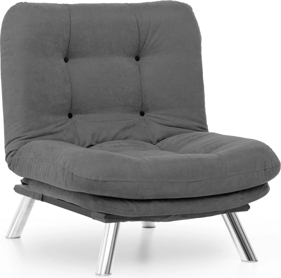 Karrige një vendëshe, Atelier del Sofa, Misa Solo, ngjyrë gri