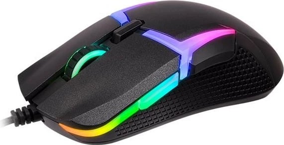 Maus gaming Thermaltake Level 20 RGB, me kabllo, 16000 DPI, i zi