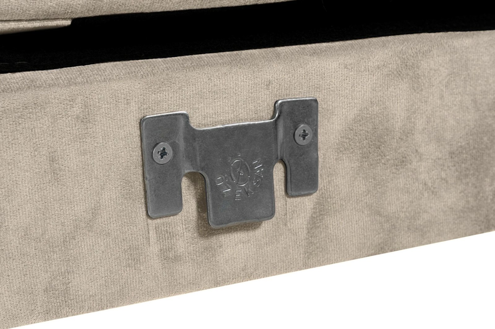 Këndare Atelier del Sofa Como Eco, e djathtë, bezhë dhe e zezë