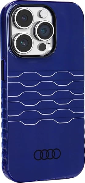 Mbështjellës Audi IML MagSafe për iPhone 14 Pro, Blu