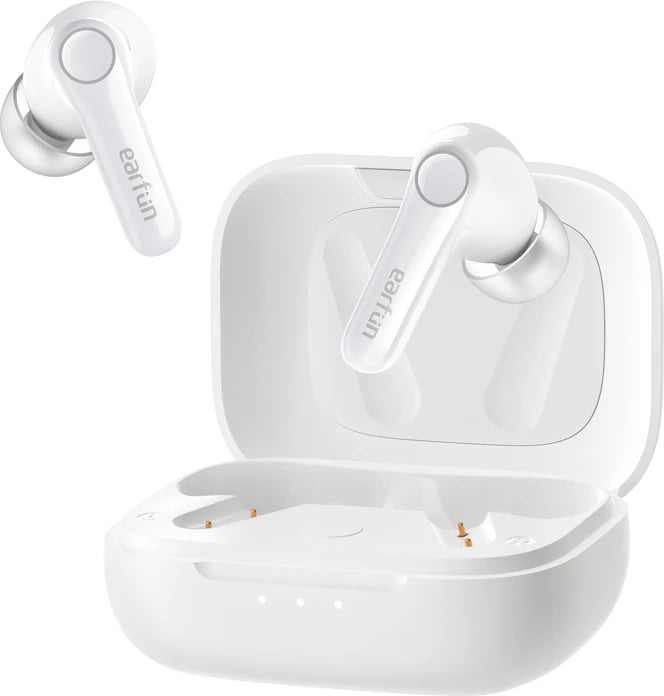 Kufje TWS, EarFun, Air Pro 4 TW600GW, ANC, Hi-Res Audio me LDAC/aptX Lossless, Bluetooth 5.4, perlë, me kuti karikimi