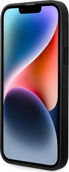 Mbështjellës BMW BMHCP14S22RFGR për iPhone 14 6.1", lëkurë, Diamond Pattern, e kuqe burgundy