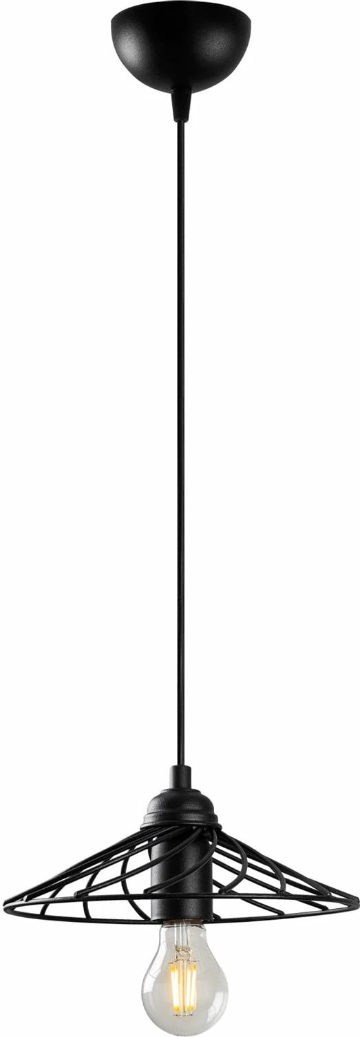 Llambë tavani Opviq, Eclıpse - 15391, e zezë, 25x25x108cm