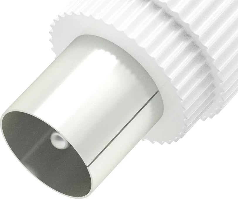 Wtyk antenowy Hama, mini-jack 3.5mm (4pin), bardhë