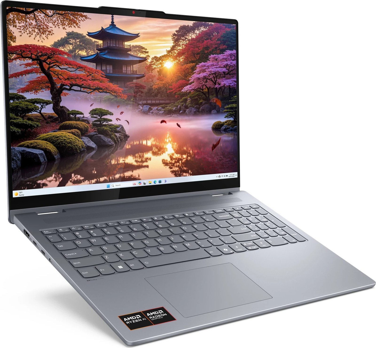 Kompjuter Lenovo IdeaPad 5 2-in-1 16AKP10, Ryzen AI 5 340, 16GB/512GB SSD, 16 inç, gri