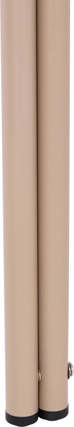 Tavolinë katrore për jashtë, alumin, ngjyrë shampanje, RACHEL FH6338.04, 80x80x76cm