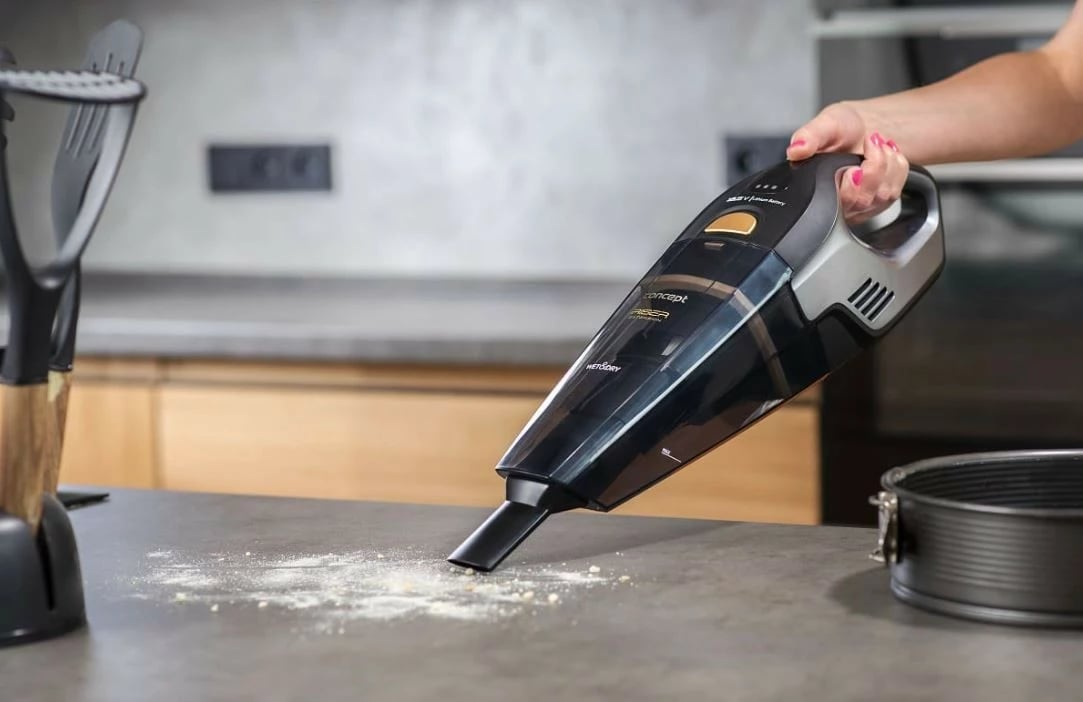 Fshesë dore Concept VP4353, pa kabllo, 0.5L, HEPA 13, e zezë, me sete aksesorësh