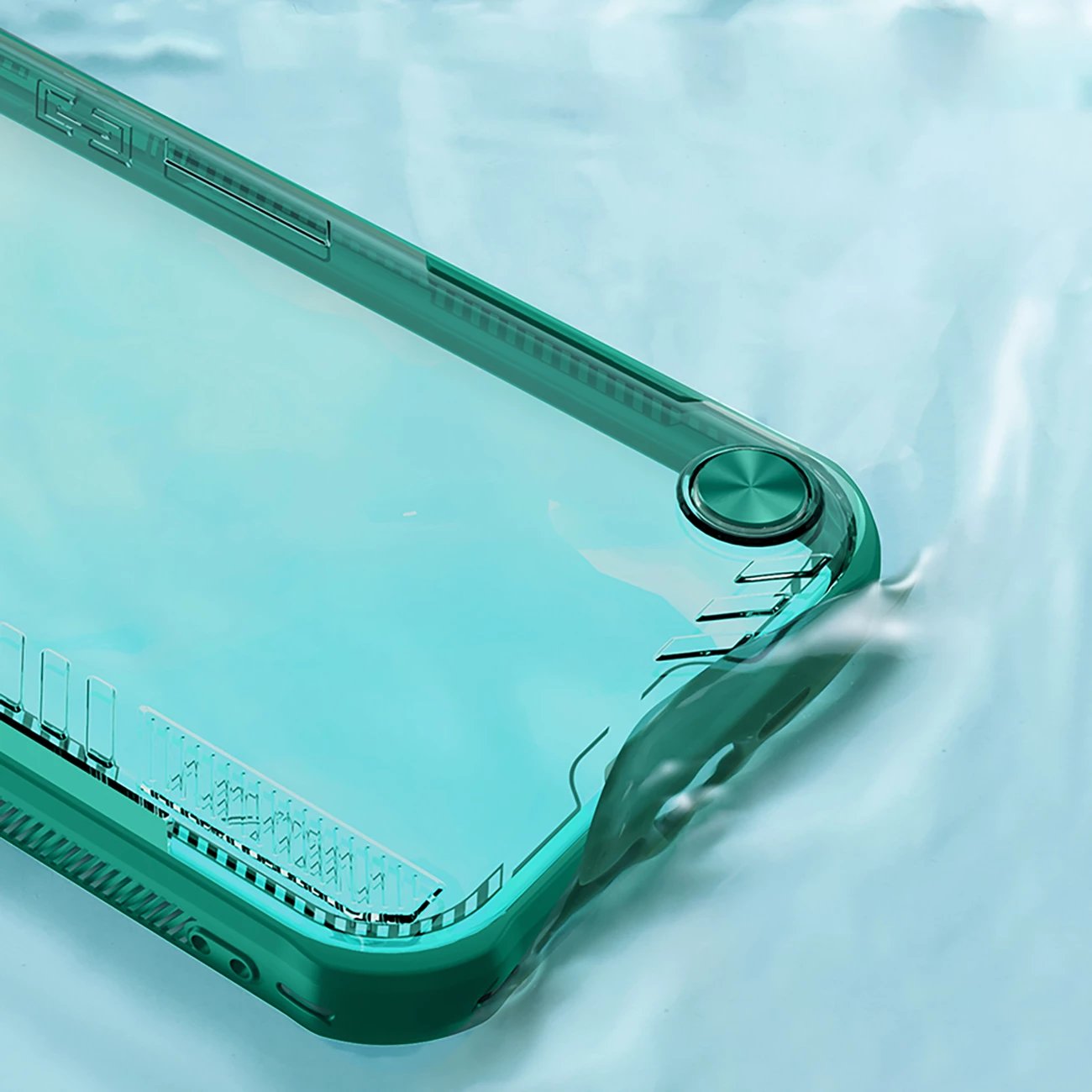 Mbështjellës Nillkin Iceblade Prop për iPhone 16e, me kapak kamere dhe stand, Gjelbër