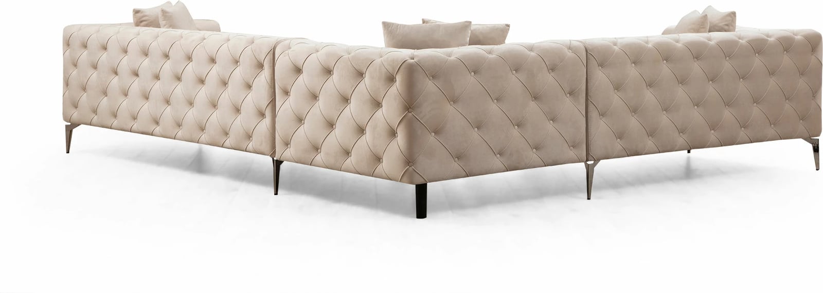 Kënd-sofë Atelier del Sofa, Como majtas, ecru