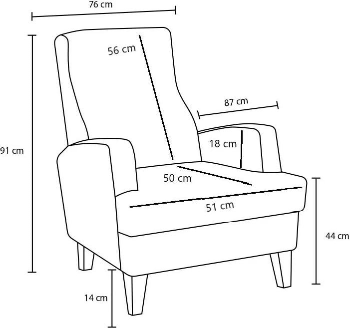 Karrige një vendëshe Atelier del Sofa, Aly Arzilla, krem
