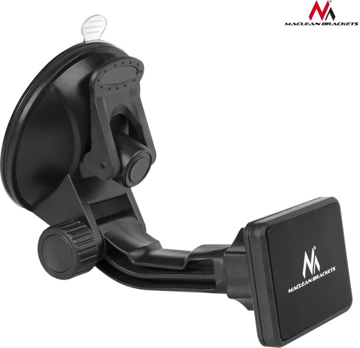Mbajtës magnetik për veturë Maclean MC-822, për tabletë dhe smartphone, i zi