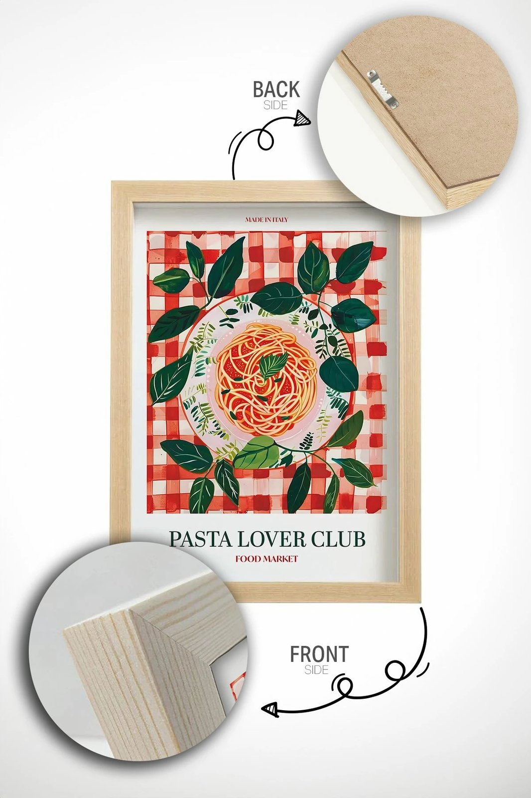 Pikturë dekorative me kornizë, shumëngjyrëshe, Ersy1Ham32