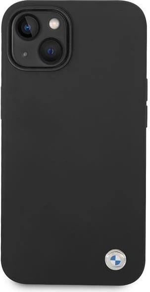 Mbështjellës BMW BMHCP14SSILBK për iPhone 14, 6.1", silikon, i zi