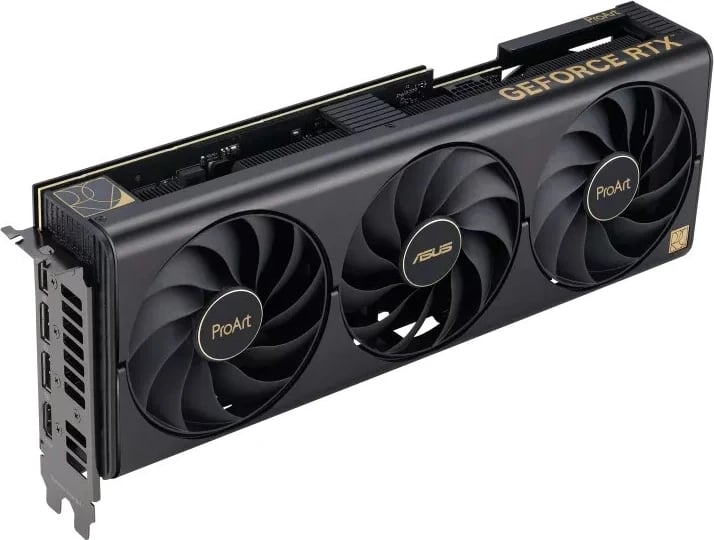 Kartë Grafike ASUS ProArt -RTX4070TIS-O16G, NVIDIA GeForce RTX 4070 Ti SUPER, 16 GB GDDR6X, e Zezë