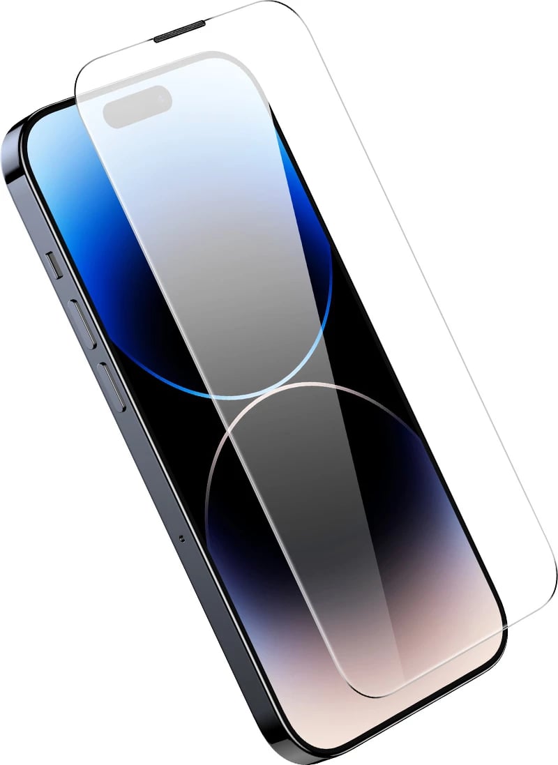 Mbrojtës ekrani tempered glass Baseus për iPhone 14 Pro Max, 0.3mm, me mbrojtje për altoparlant, Transparent Mbrojtës ekrani tempered glass Baseus për iPhone 14 Pro Max, 0.3mm, me mbrojtje për altoparlant, Transparent