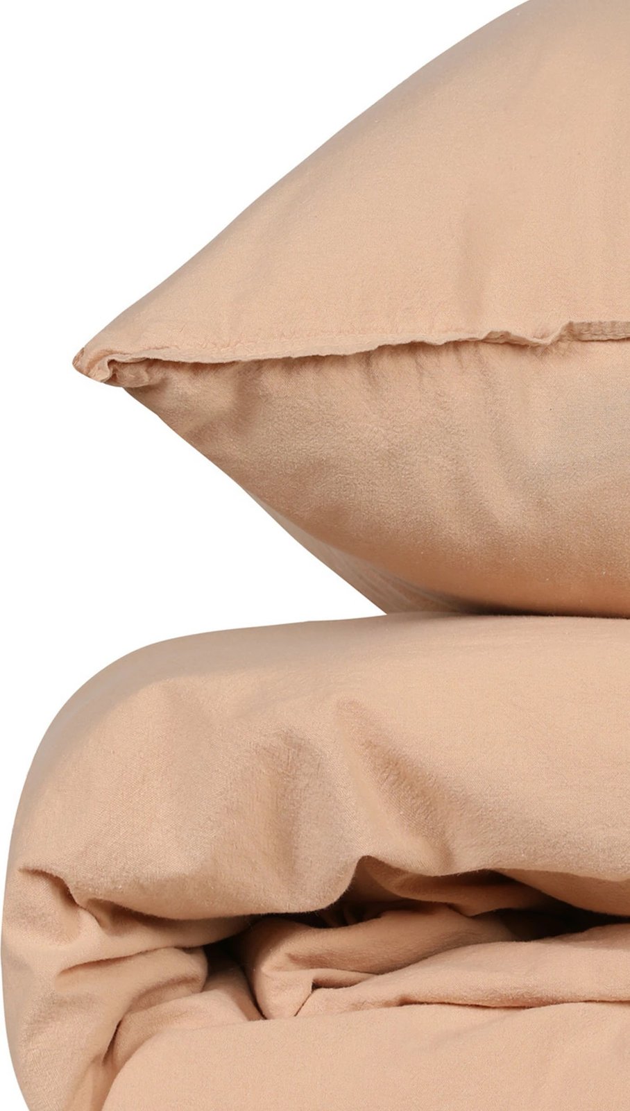 Set mbulesë për jorgan, njësh, ngjyrë bezhë, L'essentiel, stonewashed