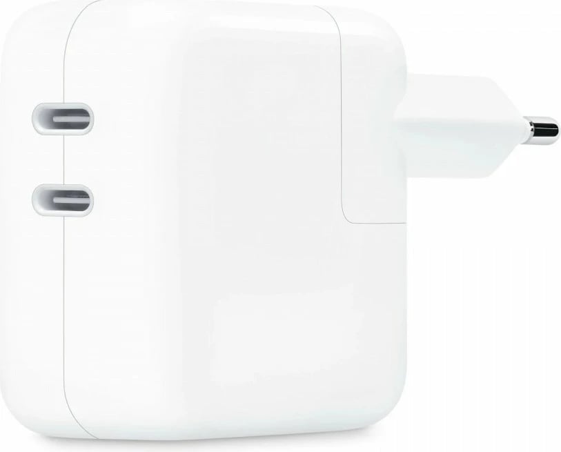 Karikues murit Apple MW2K3ZM/A, 35W, 2x USB-C, Bardhë