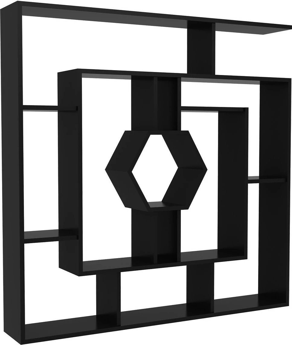 Raft librash Hanah Home, Labrina, ngjyrë e zezë