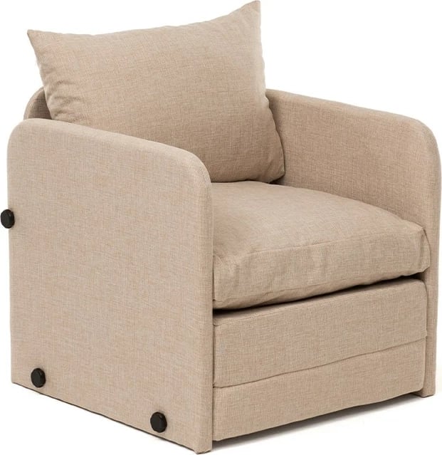 Krevat-karrige një vendës, Saga Single, bezhë