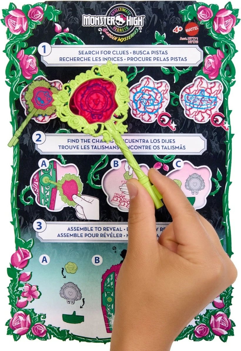 Kukull Monster High Mattel Venus McFlytrap Scare Secrets Garden Mysteries me dollap dhe aksesorë