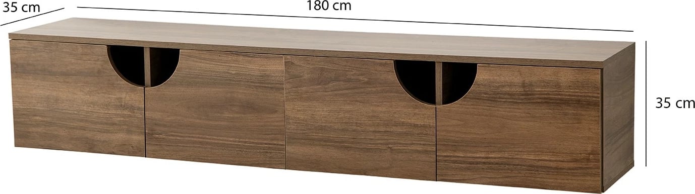 Mbajtës TV, ngjyrë arre, Skye Decor