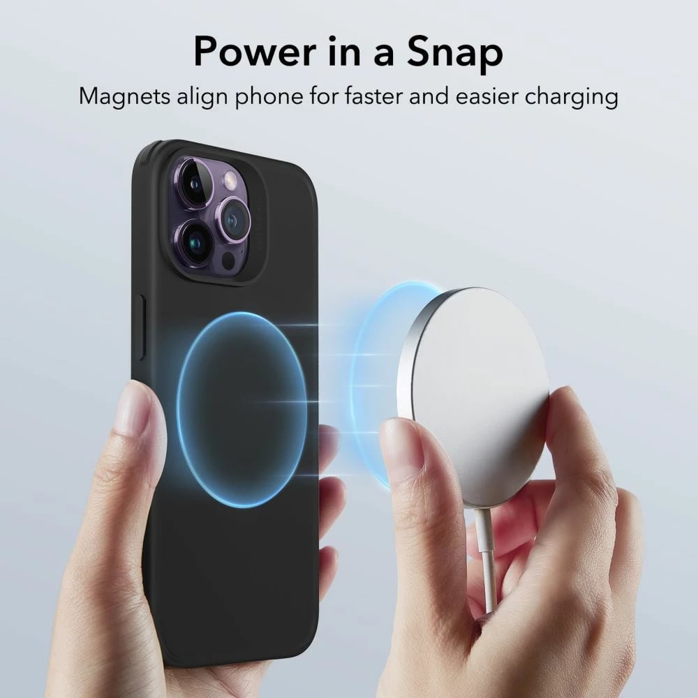 Mbështjellës ESR Classic Hybrid HaloLock për iPhone 14 Pro Max, MagSafe, i zi
